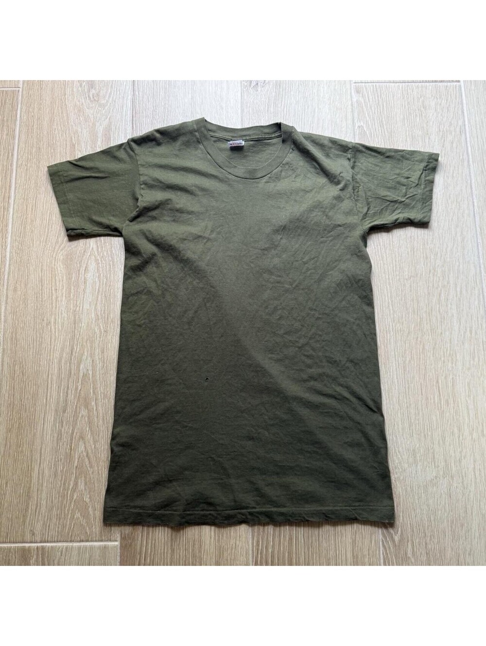 Vtg Fruit Of The Loom 90’s Men’s M Olive Green Short Sleeve Blank Single Stitch
